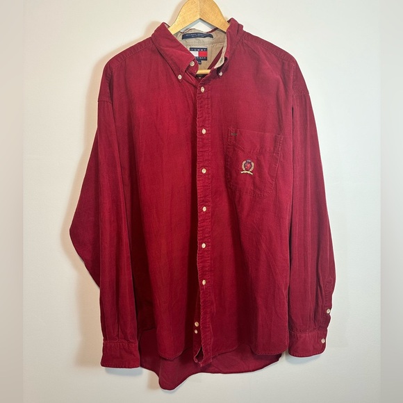 Vintage Corduroy Tommy Hilfiger Button Up - Picture 1 of 6